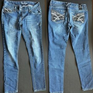 Amethyst Jeans Women's Blue Skinny Denim